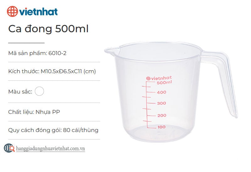 Ca đong 500ml 6010-2