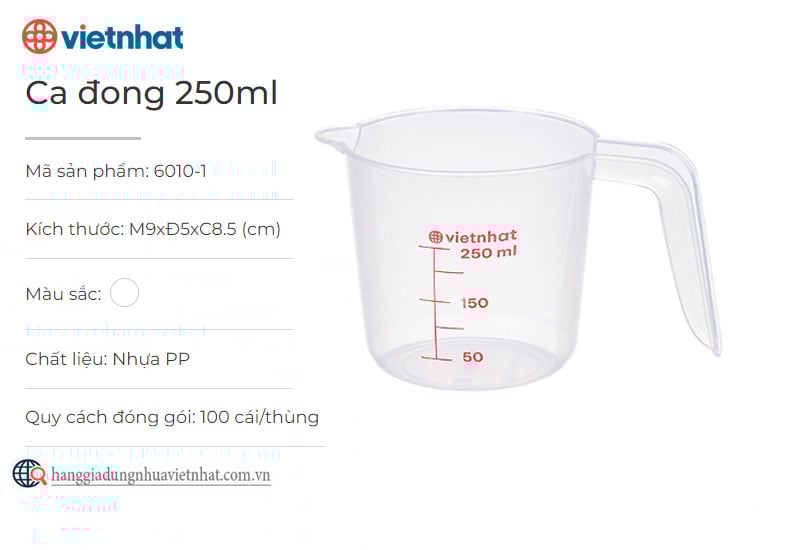 Ca đong 250ml 6010-1