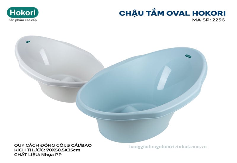 Chậu tắm oval Hokori 2256