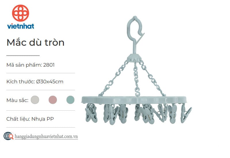 Mắc dù tròn 2801