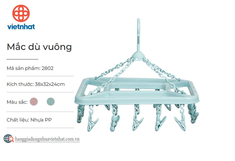 Mắc dù vuông 2802
