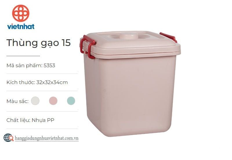 Thùng gạo 15