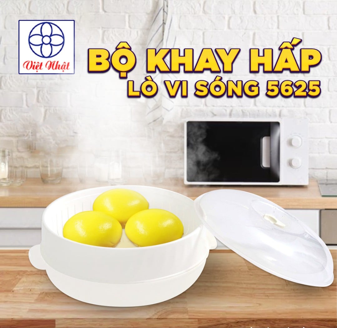 Bộ khay hấp lò vi sóng 5625