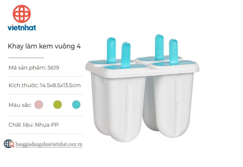 Khay làm kem vuông 4-5619