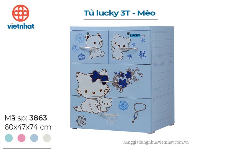 Tủ lucky 3T - Mèo
