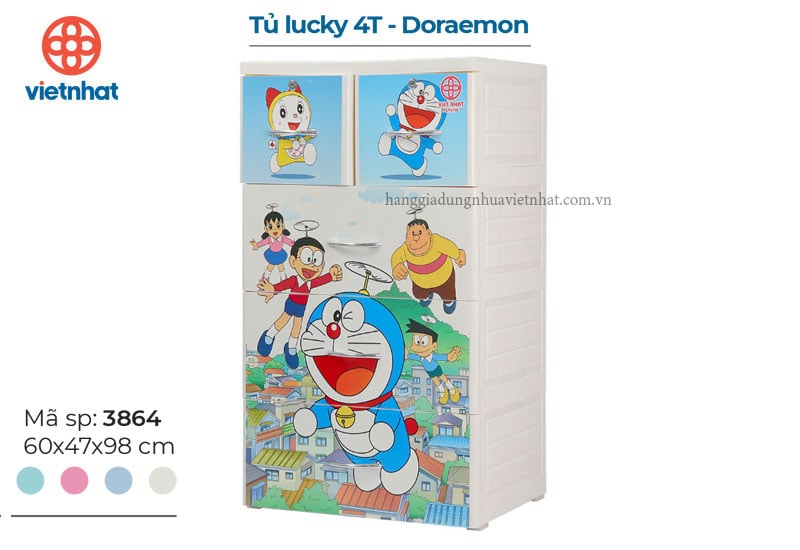 Tủ Lucky 4T - Doremon