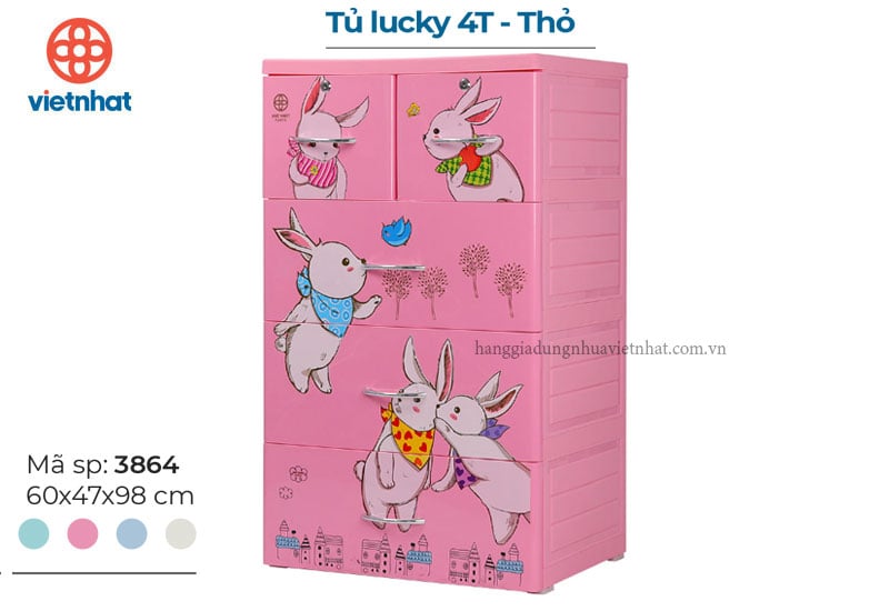 Tủ Lucky 4T - Thỏ