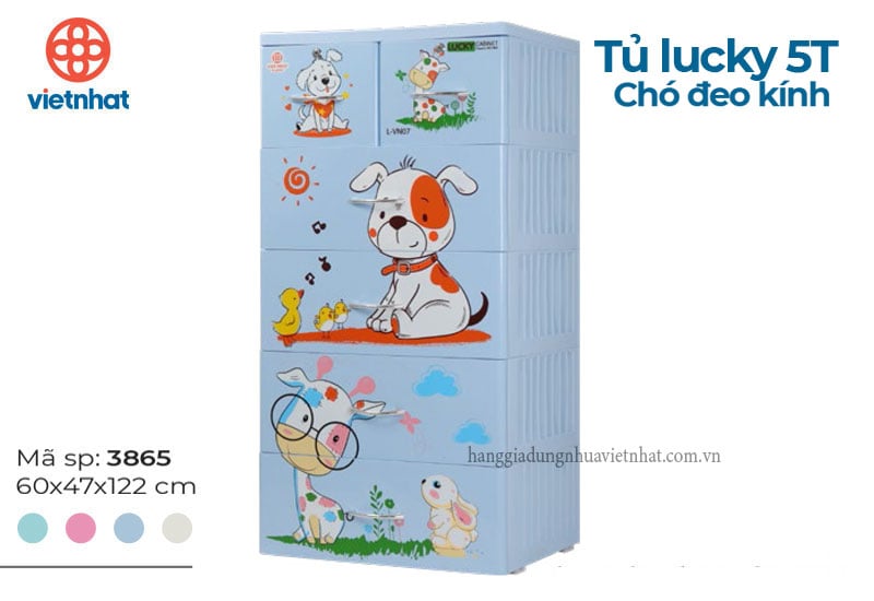 Tủ Lucky 5T - Chó đeo kính