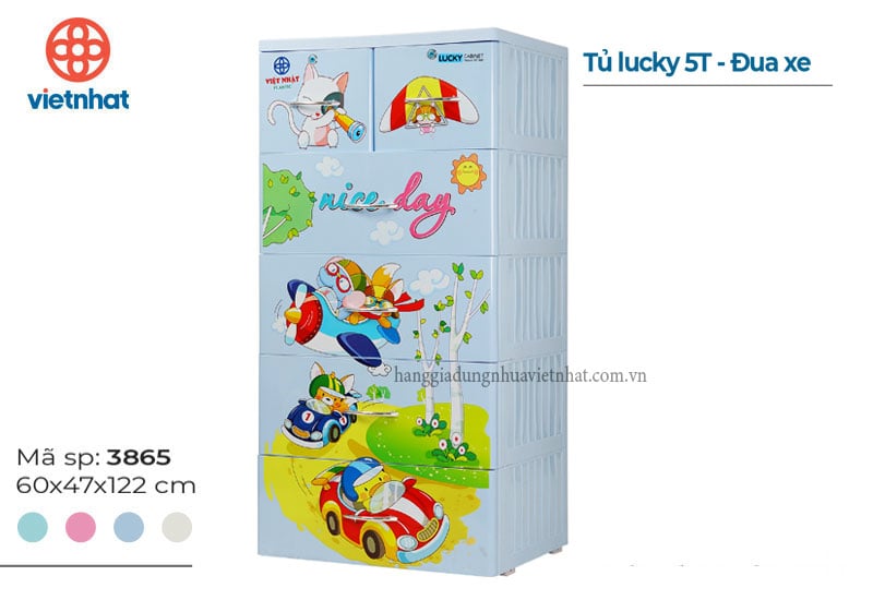 Tủ lucky 5T - Đua xe