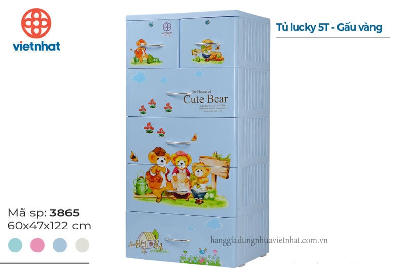 Tủ Lucky 5T - Gấu vàng