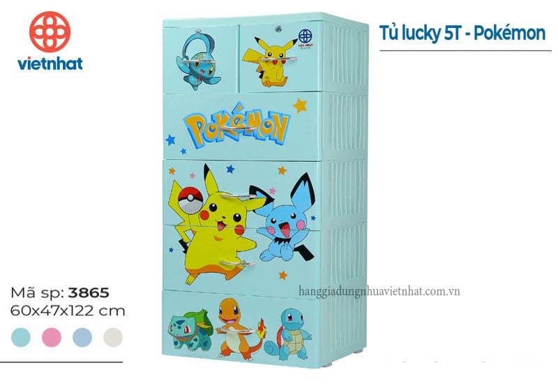 Tủ Lucky 5T - Pokemon