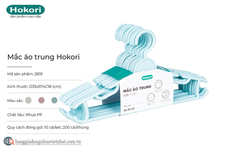 Mắc áo trung Hokori 2819