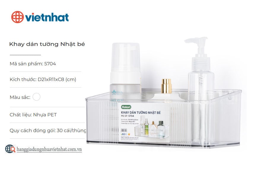 Khay dán tường nhật bé Hokori 5704