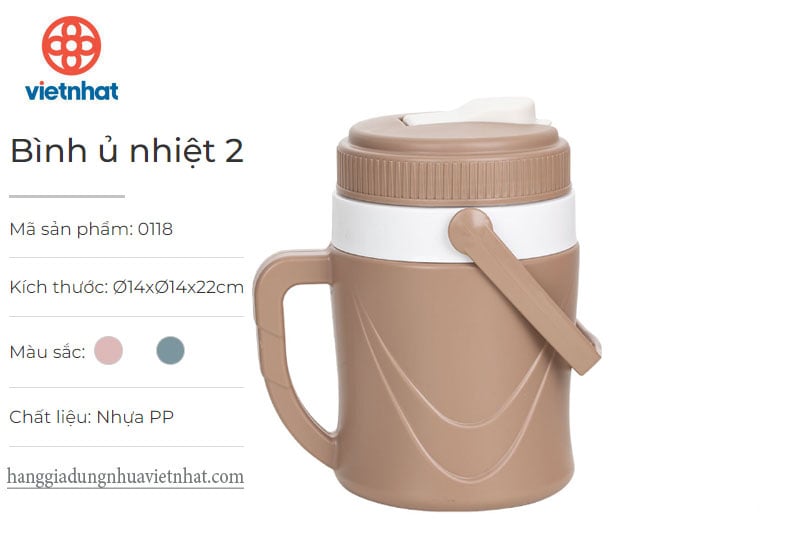 Bình ủ nhiệt 2L 0118
