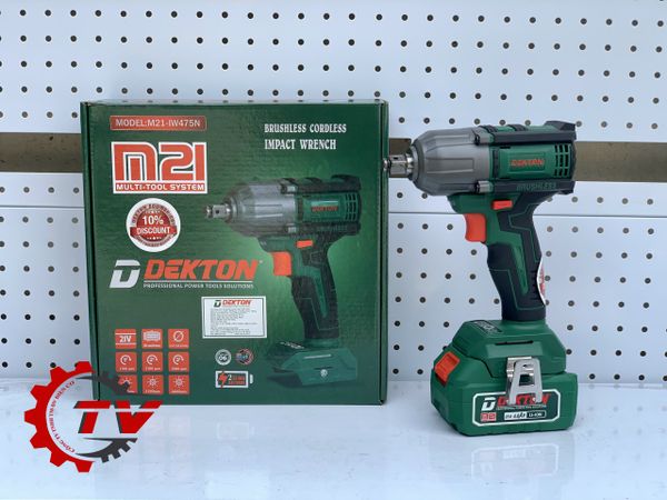 Thân Máy Siết BuLong Pin Dekton M21-IW475N (Chưa bao gồm Pin, Sạc)