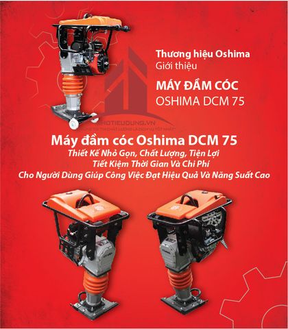 Máy đầm cóc Oshima DCM-75
