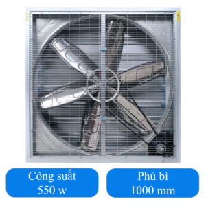 Quạt thông gió vuông gián tiếp Super Win SPW1000 (220V)
