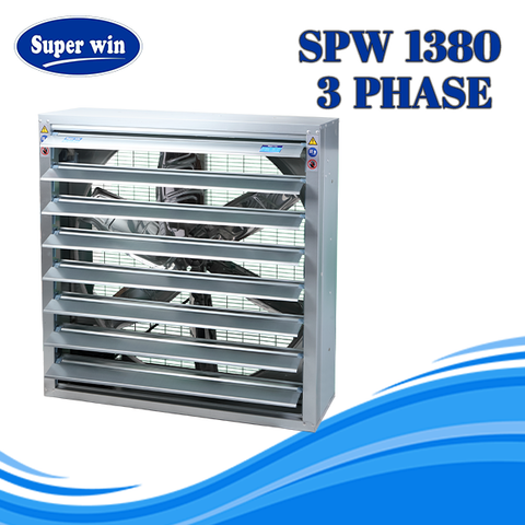 Quạt hút Super Win trục vuông SPW-1380 (380V)