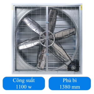 Quạt thông gió vuông gián tiếp Super Win SPW1380 (220V)