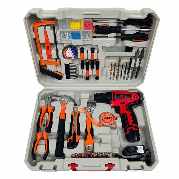 Máy khoan bắt vít dùng pin FEG EG-B12CD Kèm Phụ Kiện