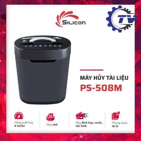Máy hủy tài liệu Silicon PS-508M