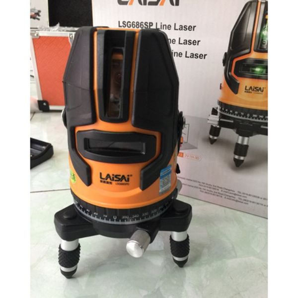 Máy cân bằng laser tia xanh Laisai LSG686SPD