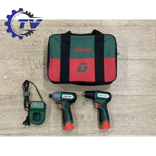 Combo máy khoan máy bắn vít dùng pin Dekton 16.8V