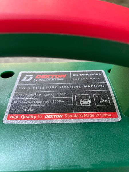 Máy Rửa Xe Chỉnh Áp Dekton DK-CWR2200A