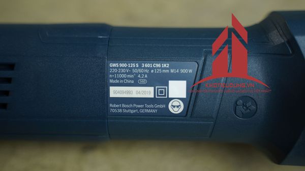 Máy mài góc Bosch GWS 900-125 S (Điều chỉnh tốc độ)