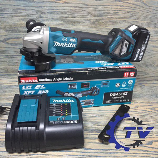 Máy mài góc dùng pin Makita DGA518RTE