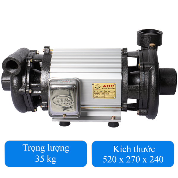Máy Bơm Hút Giếng 2 Đầu Supper Win 3HP ABC-2200-3F