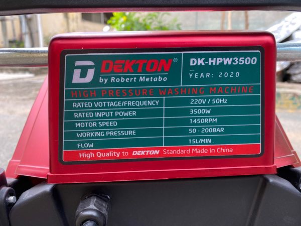 Máy Xịt Rửa Công Nghiệp Dekton DK-HPW3500