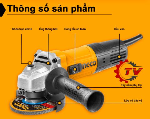 Máy mài góc 900W INGCO AG90028