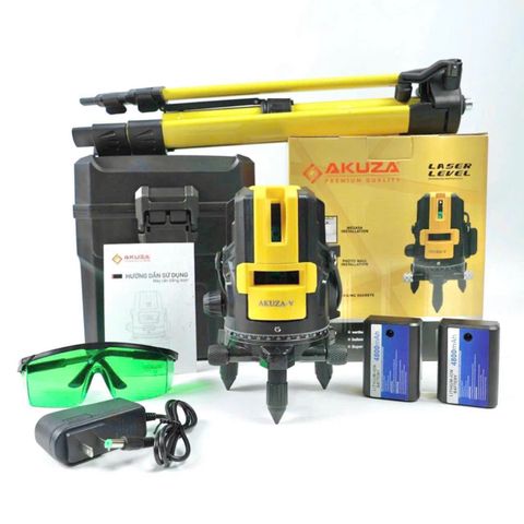 Máy Cân Bằng Laser Akuza AK-V 5 tia xanh