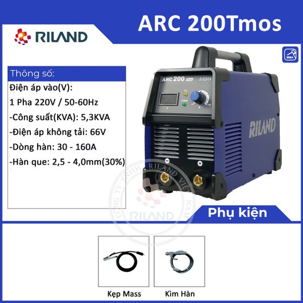 Máy hàn điện tử Riland ARC 200T