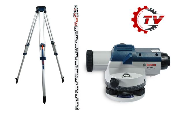 Bộ set GOL 32 D + Chân máy thủy bình BT 160 + Cây mia GR 500