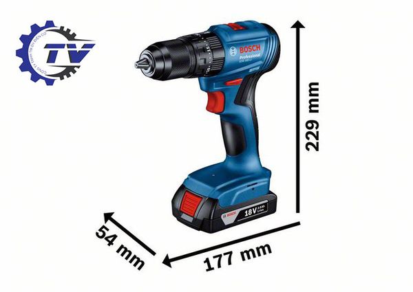 Máy khoan động lực pin Bosch GSB 185-LI (2 Pin)