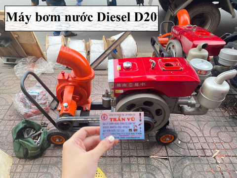 Máy Bơm Nước Kubota Đầu Nổ Diesel D20