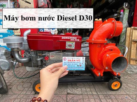 Máy Bơm Nước Kubota Đầu Nổ Diesel D30