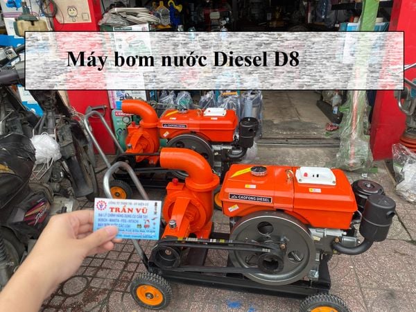 Máy Bơm Nước Kubota Đầu Nổ Diesel D8