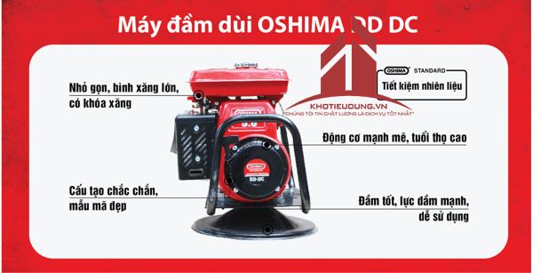 Máy đầm dùi động cơ Oshima DD-DC