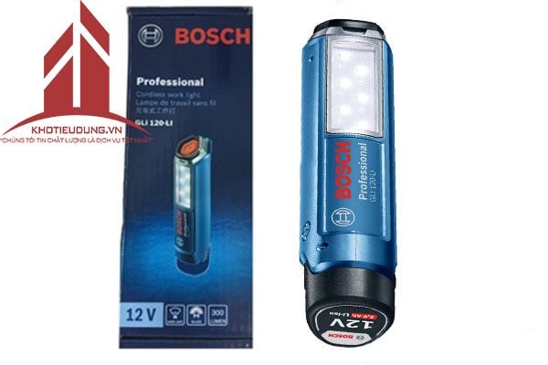 Đèn chiếu sáng Bosch GLI 120-LI (CHƯA PIN, SẠC)