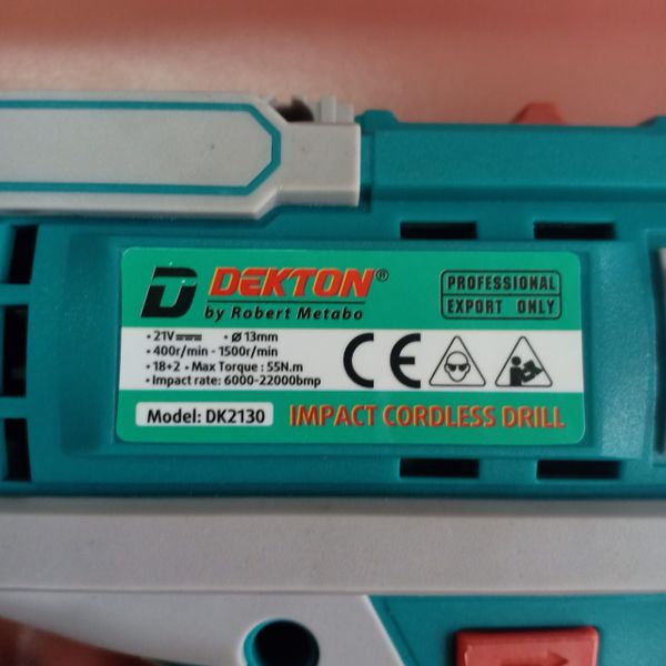 Máy khoan vặn vít dùng pin DEKTON DK-2130