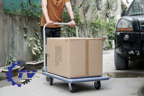 Xe đẩy hàng sàn thép 4 bánh FUJIHOME SH300