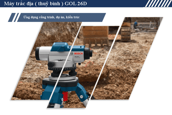 Bộ set GOL 26 D + Chân máy thủy bình BT 160 + Cây mia GR 500
