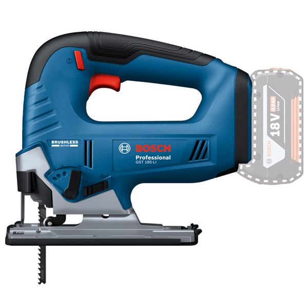 Máy cưa lọng dùng pin 18V Bosch GST 185-LI (Chưa pin, sạc)