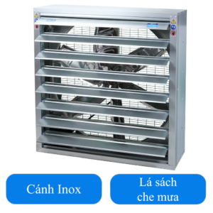 Quạt vuông gián tiếp Superwin có lá sách SPW 1220 (Điện 220)