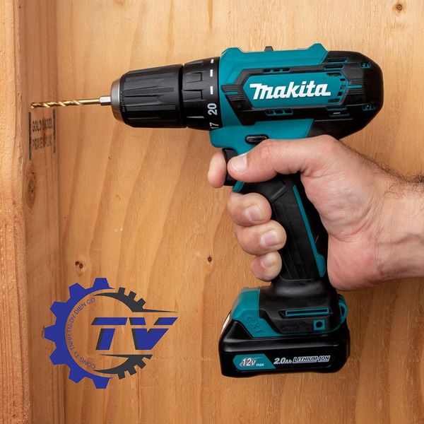 Máy khoan búa vặn vít dùng pin Makita HP333DSYE