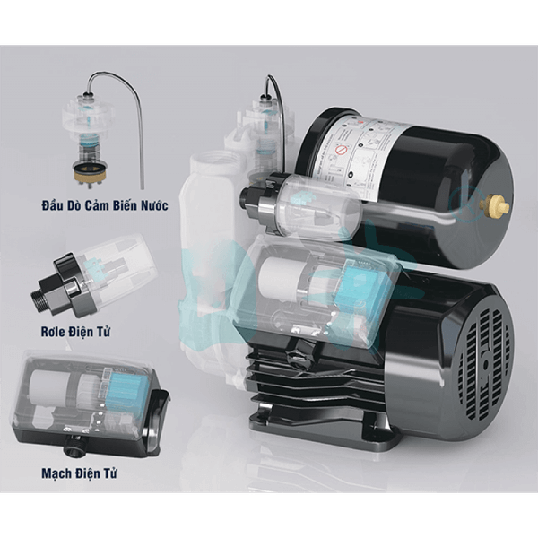 Máy bơm nước tăng áp nước nóng tự động Shirai JLM 130A