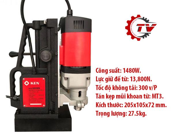 Máy khoan từ Ken 6028N